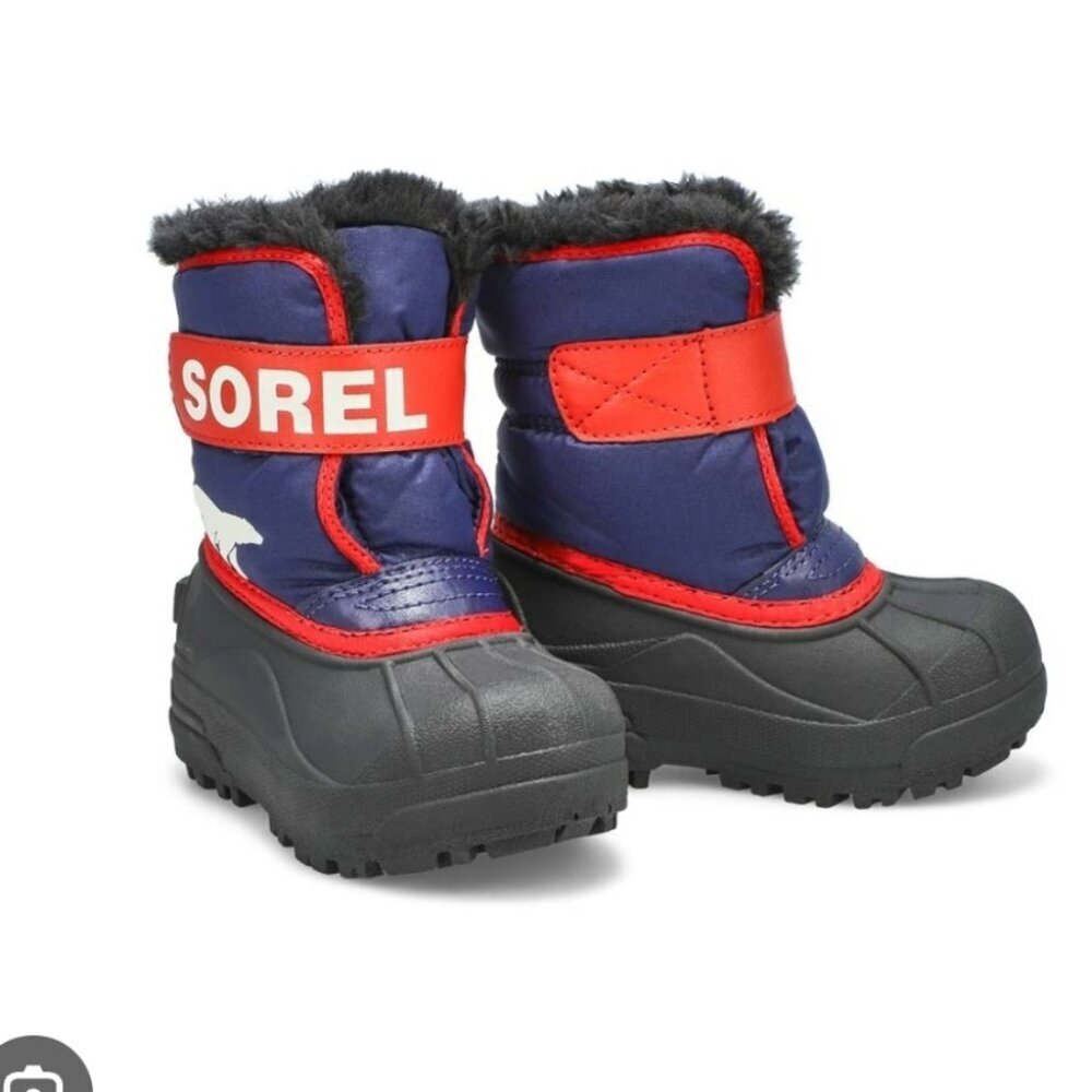 SOREL | Commander Snow Boots Navy Red Sz 4